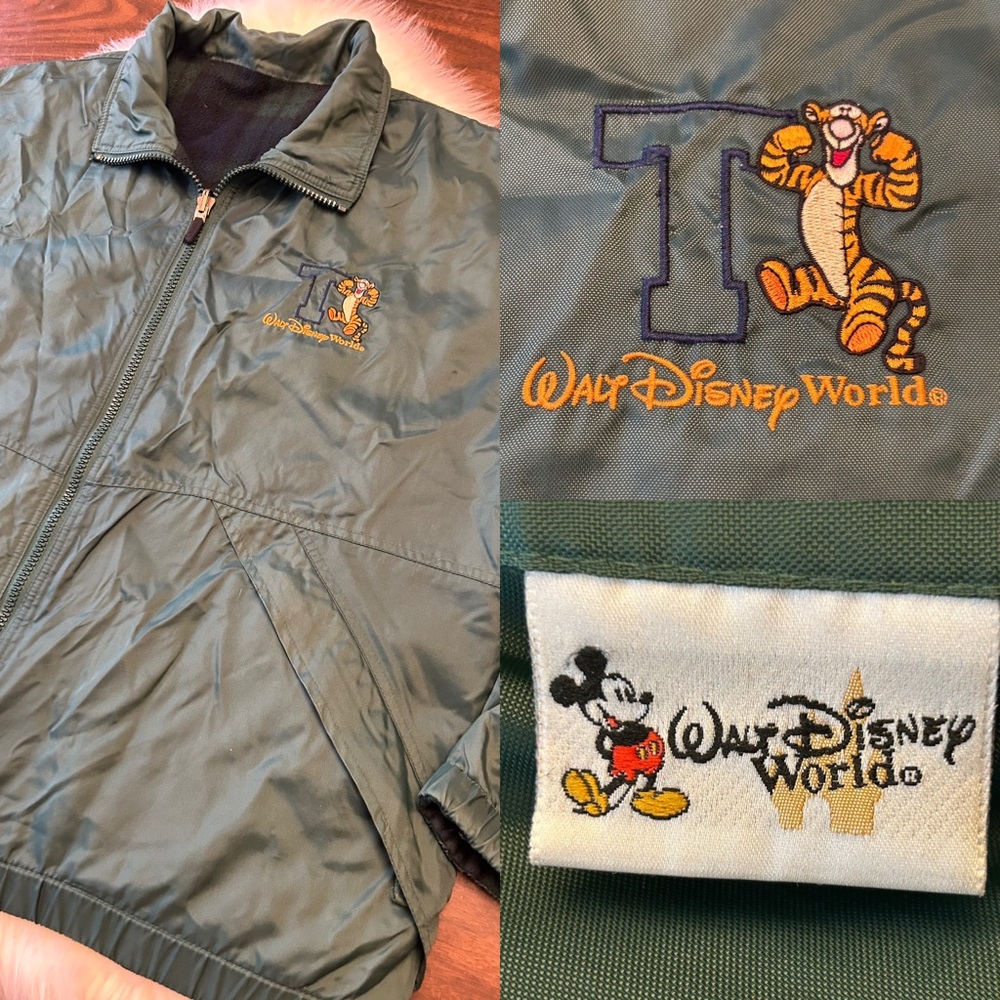 WALT DISNEY WORLD ‘Tigger’ Vintage 90’s Reversible Stadium Jacket